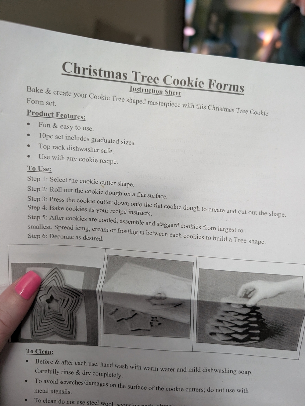 Christmas Tree Cookie Cutter Set - Picture 3 of 3